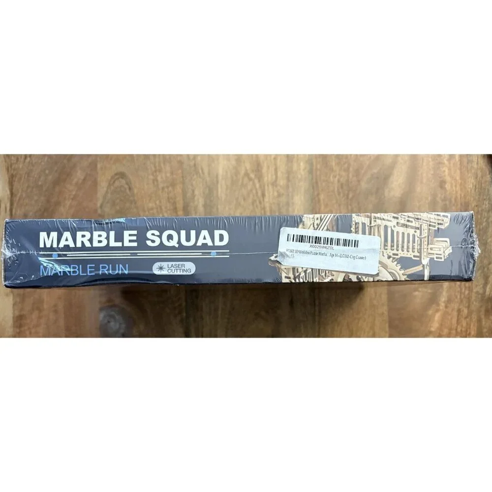 ROKR Marble Squad Marble Run LG502 Wooden 3D Puzzle Cog Coaster New Sealed Kit